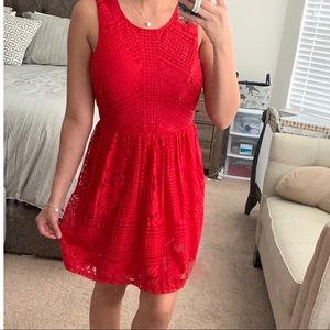 Red Lace Dress